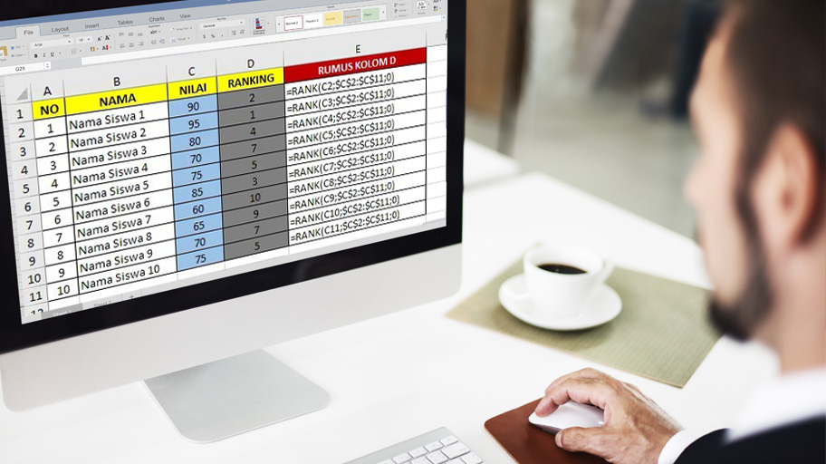 Nggak Usah Hitung Manual, Begini Cara Cepat Cari Peringkat di Microsoft Excel