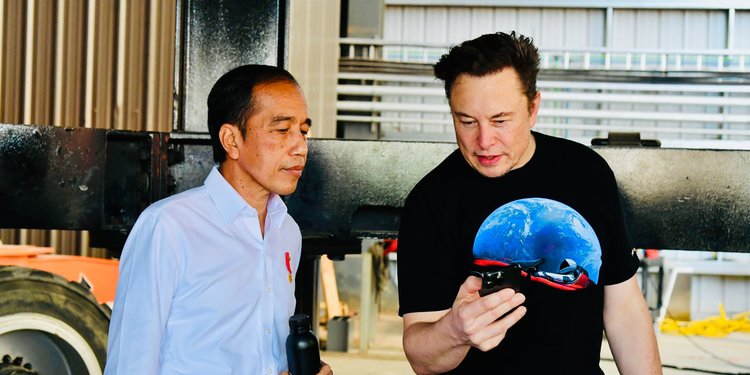 Definisi Orang Kaya Sejati: Ini Harga Outfit Elon Musk saat Temui Jokowi