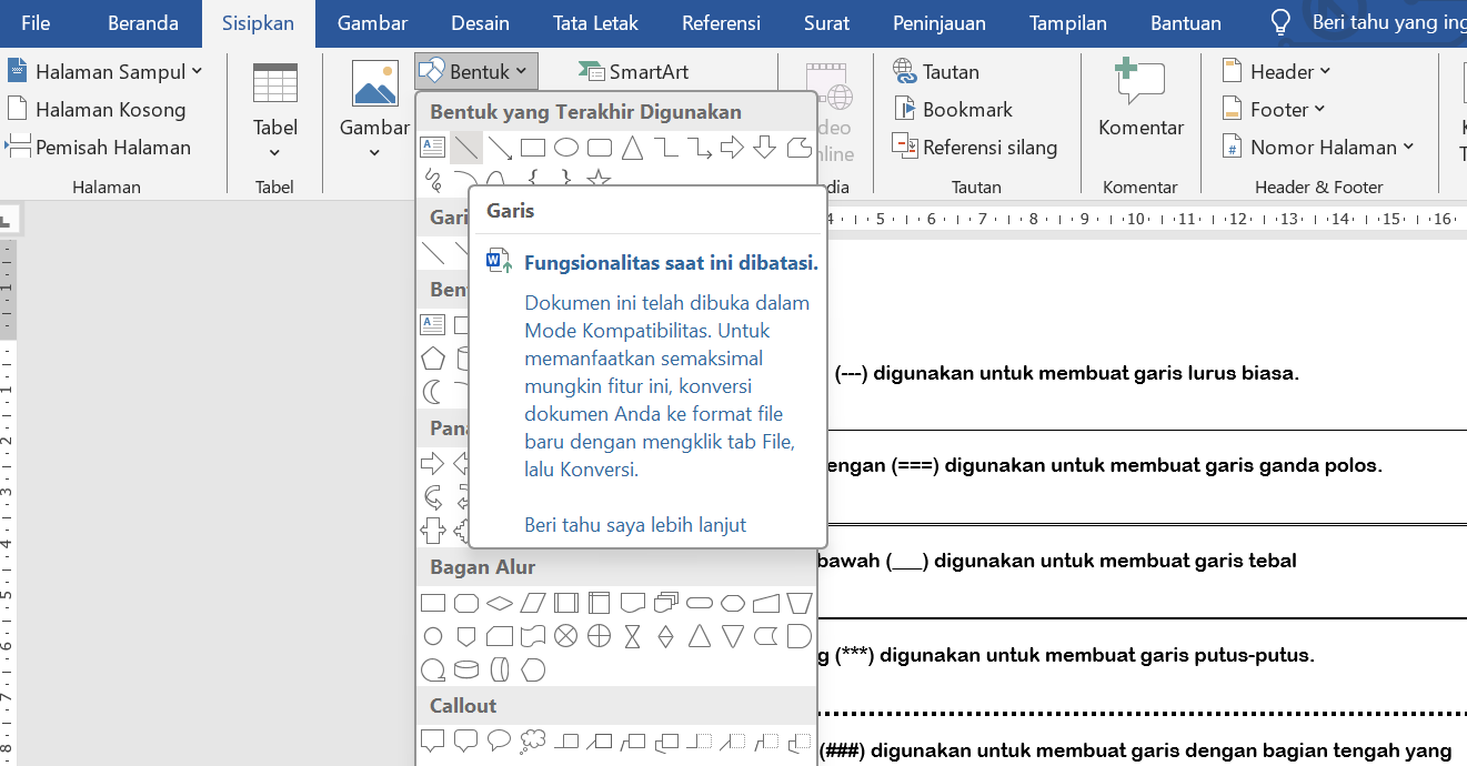 Ini Dia Shortcut Bikin Garis Otomatis di Microsoft Word, Bisa Buat ...