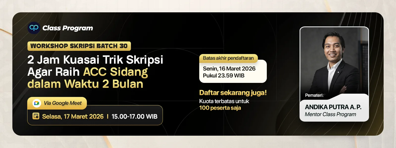 Banner Bimbingan Skripsi Online